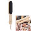 Foot File Callus Remover, Professional Double-Sided Wooden Foot File Foot