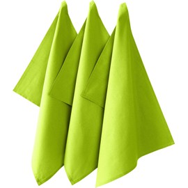 Redbest Seattle Tea Towel, Pack of 3, Cotton, 50x70 cm, Green