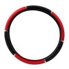 grand general 54046 18" steering wheel cover matte red w/black