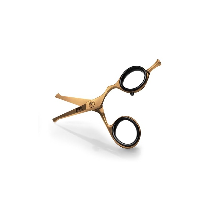 BRV MEN 4.25" Small Finish Rounded Tip Scissors for Men
