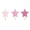JaBaDaBaDo- Set of 3 Pink Star Hangers, 16 cm (R16026)