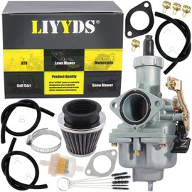 LIYYDS Carburetor Filter for TRX200D TRX200SX TRX250 Recon 250 TRX250EX Sportrax 250 XL100 XL100S XL125 XL125S XL150 XL200R XR100 XR100R XR125 XR125L XR200 XR200R XR CRF XL 100 125 150 175