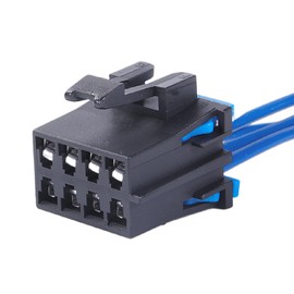 6-Wire AC Heater Climate Fan Speed Control Connector Pigtail Plug Wiring Harness Compatible with Silverado 1500 2500 3500 96-99 Chevy Tahoe Silverado Replacement 15306189 PT1346