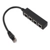 1 to 4 Ethernet Splitter, 100Mbps 1000Mbps High Speed RJ45