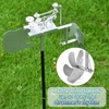 Blueshyhall Garden Rock Band Windmill, Handmade Metal Drummer Windmill, Percussionist