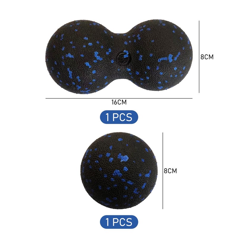2 Pieces Massage Balls, Double Ball Single Ball Massage Ball,