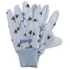 Briers Bees Cotton Gardening Gloves with High Grip Triple Pack