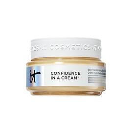 IT Cosmetics Confidence in a Cream - Hidratante y antienvejecimiento para la cara, reduce visiblemente las líneas finas y arrugas, hasta 48H de hidratación, repara la barrera de la piel, escualano y