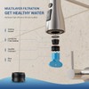 YUHUBY Wall Mount Kitchen Faucet with Pull Down Sprayer 3