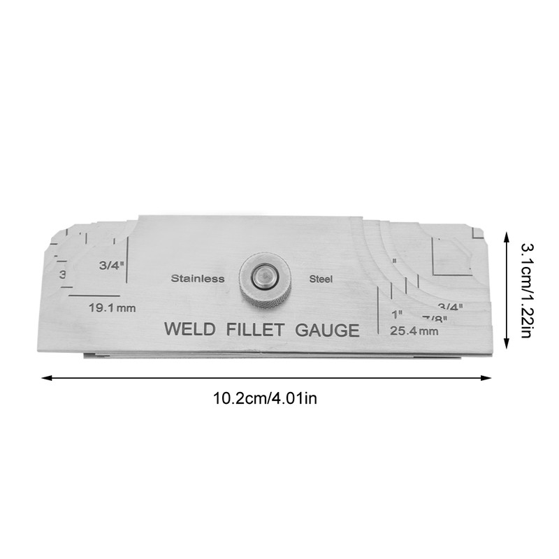Welding Gauge Gage Test Ulnar Welder Inspection Gauge Both Inch