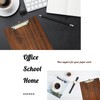 Crapyt Wooden Clipboard with Metal Clip Drawing Board A4 Size