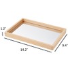 TickiT Small Wooden Mirror Tray