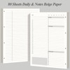 EMSHOI Daily Planner Refill 29.5 x 22 cm, 80 Sheets,