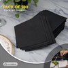 500 Count Black Cocktail Napkins/Disposable Beverage Napkins