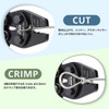 iCrimp KIT-1522 Ratcheting Type Hand Pressor, With Aluminum Sleeve, Wire