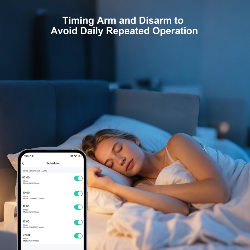 TUGARD 22 Pcs Wireless WiFi/GSM/2G Smart Home Alarm System, Instant