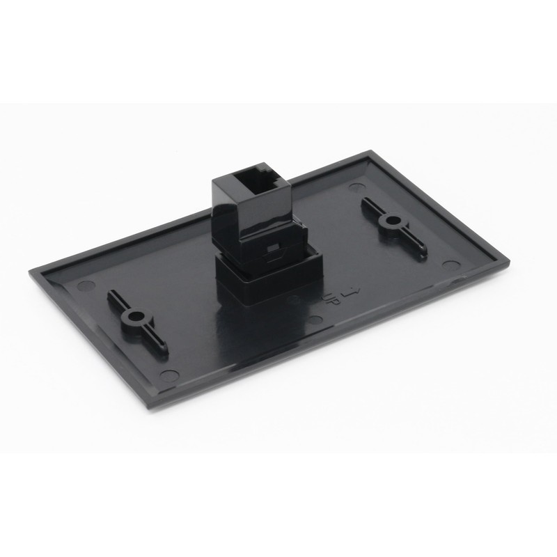 RiteAV 1 Gang 1 Port Cat6 Wall Plate - Black