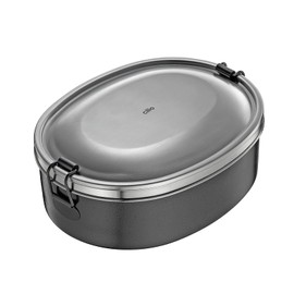 cilio Monte Lunch Box in Various Sizes and Colours (Black, Oval)