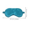 SAFIGLE 4pcs Faux Silk Eye Mask Double Sided Satin Sleep