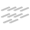 10pcs Flat Straight Braces Fixing Aluminum 4 X 8mm Connect