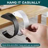 Pack of 2 Table Hooks, C-Shaped Bag Holder for Table,