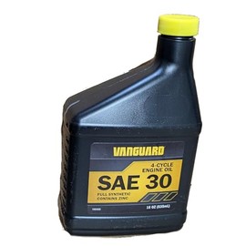 Vanguard 100400 SAE 30 Full Synthetic Engine Oil 18oz Bottle