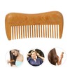 Healvian Fine Toothed Wooden Comb for Scalp Massage Static Hairdressing