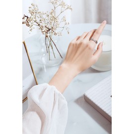 925 Sterling Silver I Am Enough I Am Worthy I Am Strong I Am Loved Ring for Women A