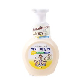 Lion Korea Ikkekke Hand Wash Pure 250ml Bottle / 아이깨끗해 핸드워시 순 250ml 용기
