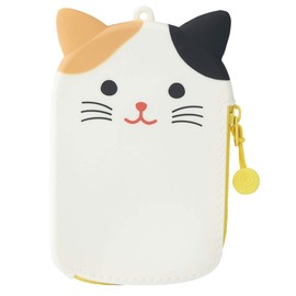 LIHIT LAB A7784-7 Pass Pouch Pass Case Mikeneko