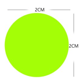 UKKQES 20mm 2000 PCS Color Coding Labels Circle Dot Stickers,Round Color Coding Labels Sticky Dots Labels Stickers 10 Color Style Colored Dot Stickers for Office,Student Classroom Toddlers Papers Etc