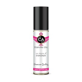 CA Perfume Impression of Fantasy for Women Fragrance Oil Floral Fruity Gourmand Scent Long Lasting Perfumes for Women Travel Size TSA Ready Mini Parfum Body Oil Roll-on 0.33 Fl Oz 10ml
