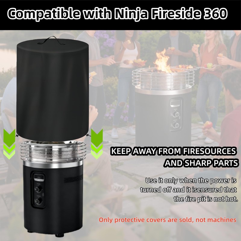 Cover for Ninja Fireside360 Outdoor Heater & Fire Pit —600D