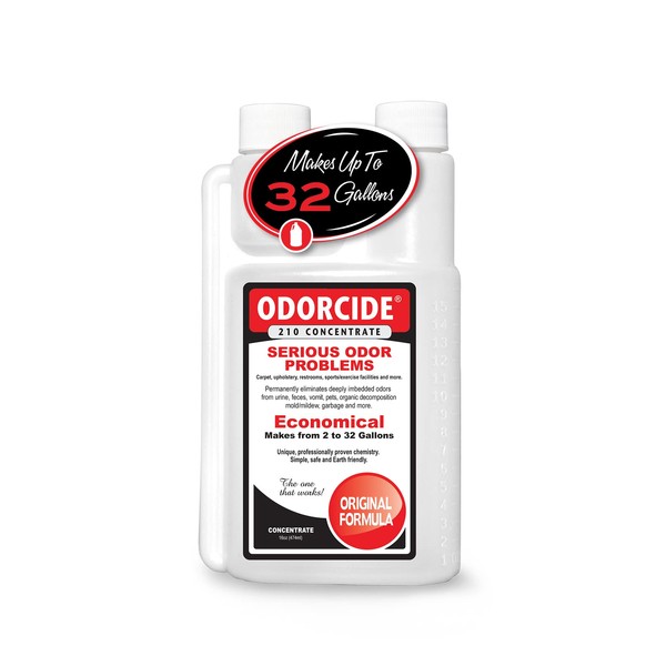 Odorcide Odor Eliminator Concentrate: Odor Eliminator for Strong Odor on Carpets, Hardwood & More - Smoke, Sweat & Pet Odor Eliminator for Home w/Non-Enzymatic Formula, 16 oz