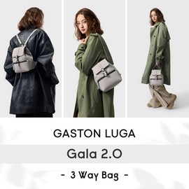 GASTON LUGA Gala 2.0 Gala 2.0 3-Way Bag, Backpack, Crossbody Bag, Shoulder Bag, Shoulder Bag, Small Shoulder Bag, For Travel, Men's, Women's, Unisex, Stylish, Popular, Waterproof, Lightweight