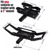 X-BULL Winch Mounting Plate Bracket Foldable Cradle Mount Truck Off-Road