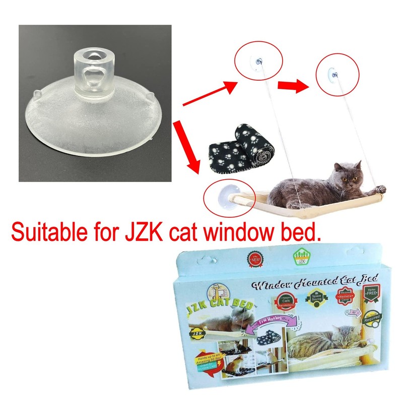 JZK 2 pieces Strong suction cups for JZK cat hammock,