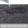 FCSDETAIL Non-slip Bath Mat 50 x 80 cm, Quick Dry