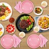192 Pcs Paper Disposable Dinnerware Set for 24 Guests Tableware