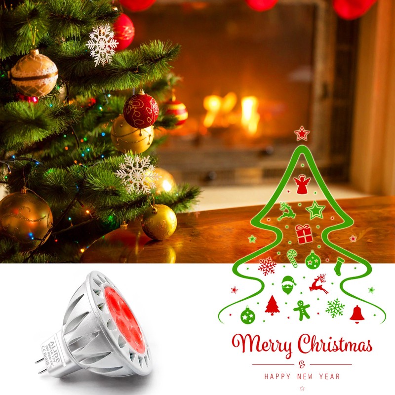 ALIDE Red MR16 GU5.3 Led Bulbs 5W,20W 35W 50W Halogen