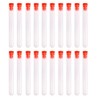 PUL FACTORY 10ml Hard Plastic Test Tube with Cap, 16x100mm,Pack