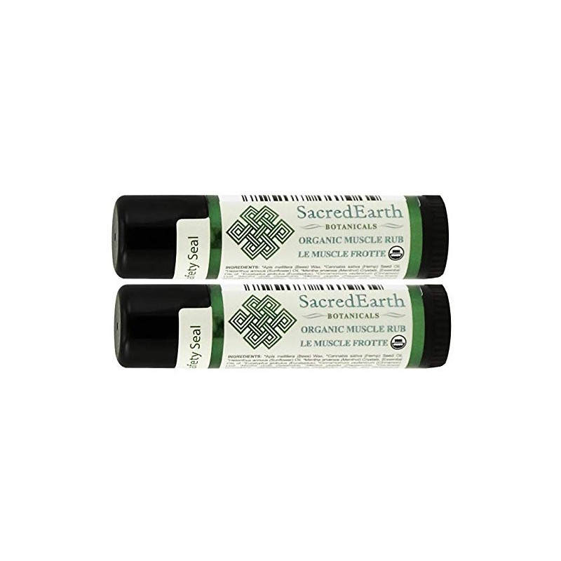 Sacred Earth Botanicals Organic Muscle Rub Single (2-Pack)