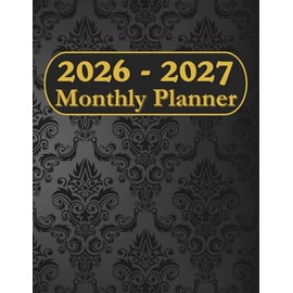 Two Year Monthly Planner: January 2026 through December 2027 with Inspirational Quotes and Holidays