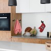 LOWCUS Robe Hook 73835BL, Solid Metal, Matte Black
