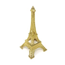 Allgala 10" Eiffel Tower Statue Decor Alloy Metal, Gold