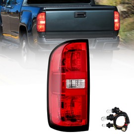 Nilight Taillight Assembly Compatible with 2015 2016 2017 2018 2019 2020 2021 2022 Chevy Colorado Tail Lights Rear Lamp Replacement OE Style Driver Side w/Bulbs