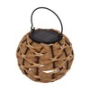Outdoor Solar Lantern LED Waterproof Hollowed Rattan Ball Solar Hanging