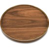 14" Acacia Wood Lazy Susan Organizer Kitchen Turntable for Cabinet