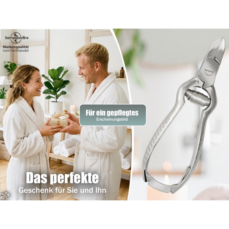 Solingen Nail Clippers 14 cm for Medium to Strong Toenails