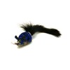 Cat Wand Refill - Blue Mouse with Real Fur Tail